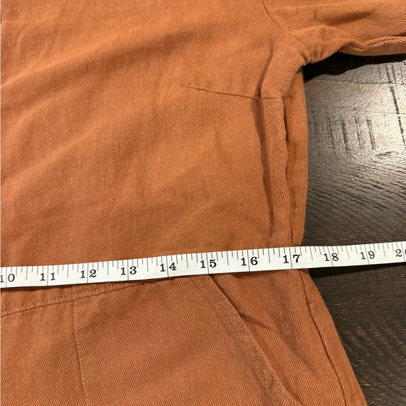 ABLE Charlyn Linen Blend Button Up Utility Jumpsuit M - Picture 8 of 15